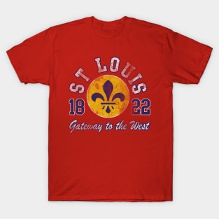 Retro St Louis Gateway To The West Missouri 1822 T-Shirt